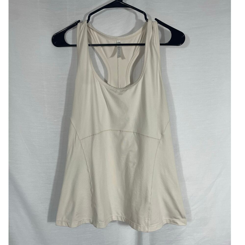 Fabletics Women's XL Racerback Cream Athleisure Tank Top Casual Sports